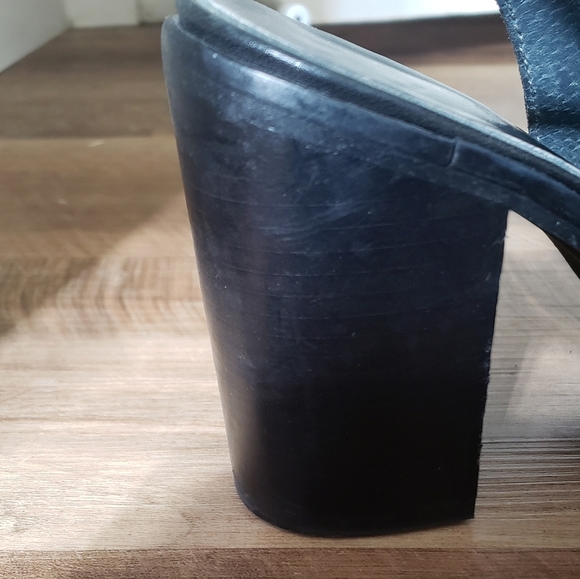 Jonak Paris black Y2k buckle Chunky Heel ankle boot - Picture 6 of 8